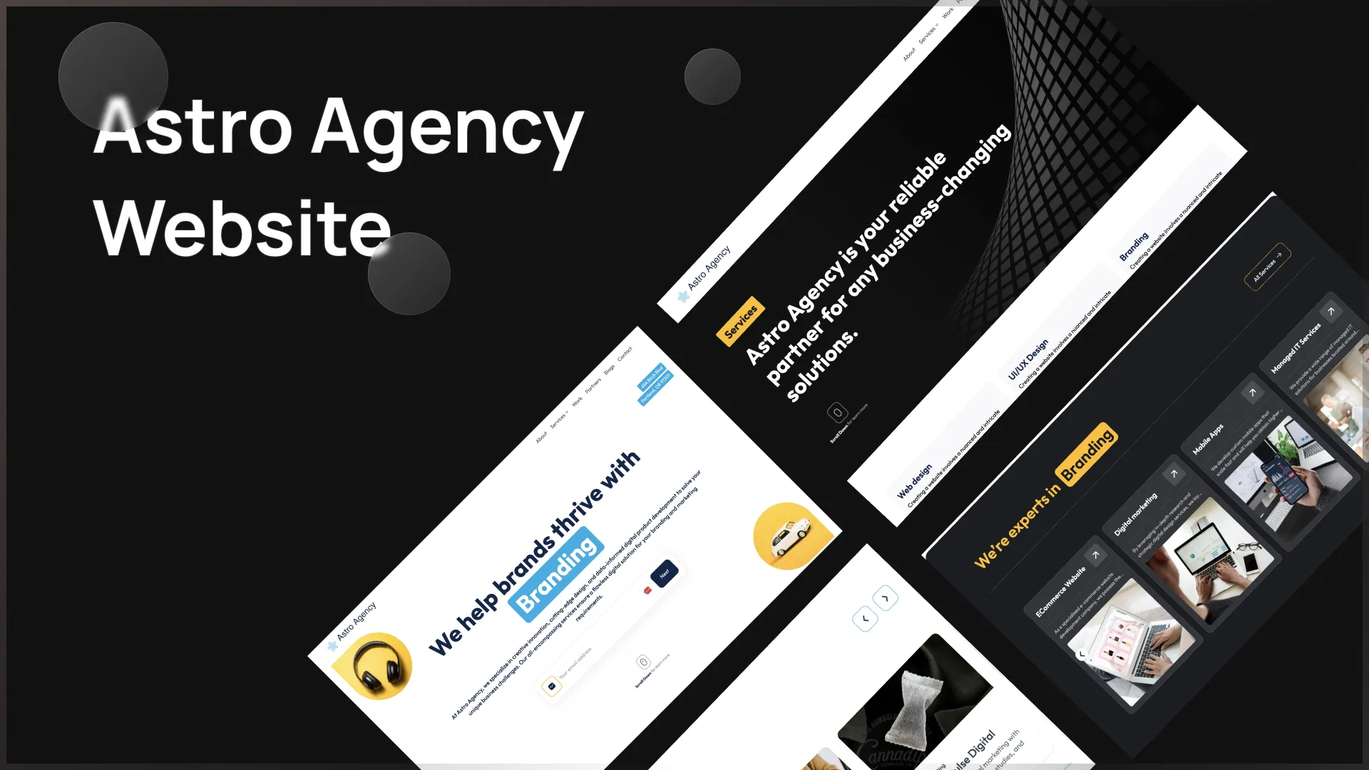 Astro Agency website